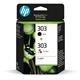 Multipack originale 303 HP - inkjet - alta capacità - 4 colori - 3YM92AE