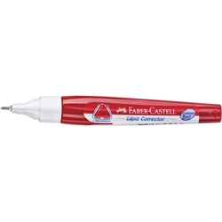 Correttore a penna Faber Castell 8 ml punta in metallo - 387808- conf. 12