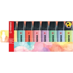 Image of Evidenziatori Stabilo Boss Original Pastel 8 colori assortiti 70/8031