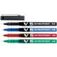 Roller Pilot Hi-Tecpoint V5 0,5 mm verde - 011693- conf. 12