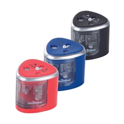 Temperamatite elettrico a 2 fori - NikOffice - con serbatoio