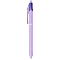 Penna a sfera a scatto BIC 4 Colours Pastel