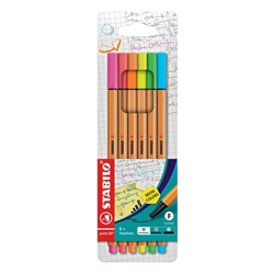 Fineliner Stabilo Point 88® 0,4 mm - conf. 6