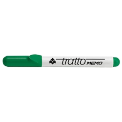 Marcatore per lavagne bianche Tratto Memo p. tonda verde F854004- conf. 12
