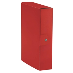 Cartella portaprogetti Esselte C88 DELSO ORDER dorso 8 cm presspan lucido rosso 25x35 cm rosso - 390388160- conf. 5