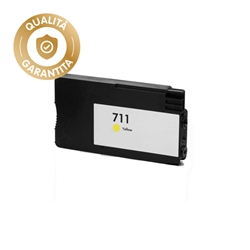 Cartuccia compatibile con inkjet 711 HP giallo  CZ132A