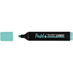 Evidenziatori Tratto Video Pastel tratto 1-5 mm verde menta F833505- conf. 12