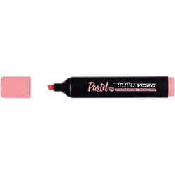 Evidenziatori Tratto Video Pastel tratto 1-5 mm pompelmo F833507- conf. 12