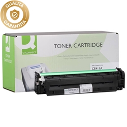Toner Q-Connect rigenerato HP CE411A ciano - K15580QC
