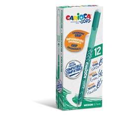 Penne cancellabili Carioca OOPS con inchiostro termosensibile M 0,7 mm - conf. 12