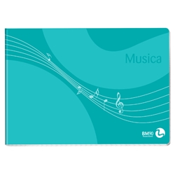 Album musica pentagrammato BM formato 17x24 cm