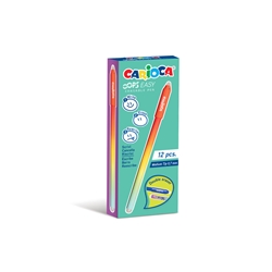Penna cancellabile Carioca Oops Easy punta media 0,7 mm - conf. 12