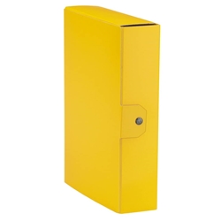 Cartella portaprogetti Esselte C88 DELSO ORDER dorso 8 cm presspan lucido giallo 25x35 cm - 390388090- conf. 5
