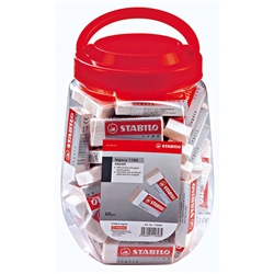 Gomma bianca Stabilo Legacy senza PVC - conf. 60