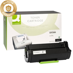 Toner Q-Connect rigenerato Lexmark 60F2000 nero - K15640QC