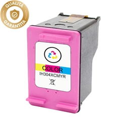 Cartuccia compatibile con HP 304XL Tricolore - N9K07AE - ciano/magenta/giallo - IH304XCMYR
