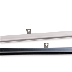 Portaposter con appendino IKona+ 100 cm nero - conf. 2