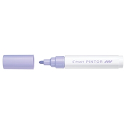 Marcatore multisuperficie Pilot Pintor a base d'acqua punta in fibra 4,5 mm viola pastello - 002373