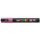 Marcatore a tempera Posca Uni-Ball punta tonda 1,8-2,5 mm lampone M PC5M LM