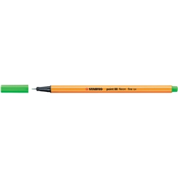 Fineliner Stabilo Point 88® 0,4 mm verde neon 88/033- conf. 10