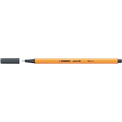 Fineliner Stabilo Point 88® 0,4 mm grigio nerastro 88/97- conf. 10