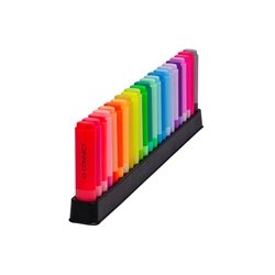Set evidenziatori Q-Connect colori pastello assortiti - conf. 23
