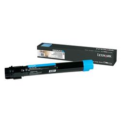 Originale Lexmark X950X2CG Toner altissima resa X950/2/4 - ciano