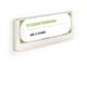 Targa Click Sign Durable - 14,9x5,25 cm - bianco