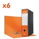 Registratori Oxford Esselte - commerciale - dorso 8 - 23x30 cm - arancione - conf. 6