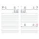 Agenda Giornaliera 2026 Madrid - S/D - 11x16,5 cm - rosso inglese