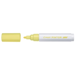 Marcatore multisuperficie Pilot Pintor a base d'acqua punta in fibra 4,5 mm giallo pastello - 002370