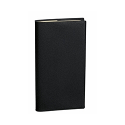 Agenda settimanale 2026 - Quo Vadis Italnote Spirale Impala - 8,8x17 cm - nero