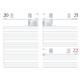 Agenda giornaliera 2026 - S/D 11x16,5 cm - blu