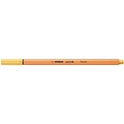 Fineliner Stabilo Point 88® 0,4 mm giallo chiaro 88/23- conf. 10