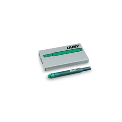 Cartucce ricambio Lamy T10 in confezione da 5 colore inchiostro verde 1211478- conf. 20