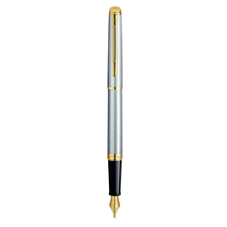 Penna stilografica Waterman Hemisphere GT inchiostro blu Waterman Stainless Steel GT 23K - S0920330