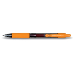 Penna gel a scatto Pilot G-2 0,7 mm arancione - 001393- conf. 12