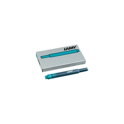 Cartucce ricambio Lamy T10 in confezione da 5 colore inchiostro turchese 1202741- conf. 20