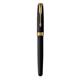 Penna roller Parker Sonnet punta F inchiostro nero Parker Matte Black GT 1931518