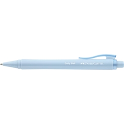 Penna a sfera Faber-Castell Daily Ball XB inchiostro blu - colore fusto blu cielo - conf. 10