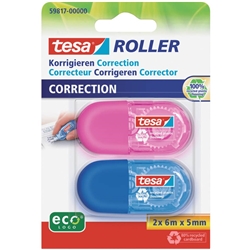 Mini correttore a nastro Tesa Eco in blister da 2 - conf. 2