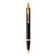 Penna a sfera Parker IM punta M inchiostro blu Parker Black GT 1931666
