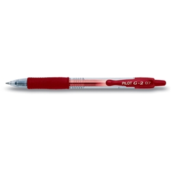 Penna gel a scatto Pilot G-2 0,7 mm bordeaux - 001485- conf. 12