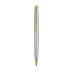 Penna a sfera Waterman Hemisphere GT inchiostro blu Waterman argento con finiture placcate in oro - S0920370