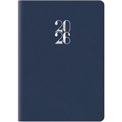 Image of Agenda 2026 bigiornaliera gommato 6 6x9 9 cm- blu031