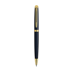 Penna a sfera Waterman Hemisphere GT inchiostro blu Waterman nero con finiture placcate in oro - S0920770
