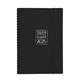 Agenda giornaliera spiralata 2026 - Biembi - cuoio rigenerato - 15x21cm - nero