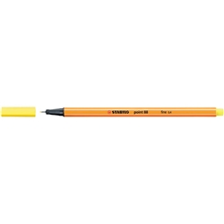 Fineliner Stabilo Point 88® 0,4 mm giallo limone 88/24- conf. 10