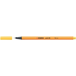 Fineliner Stabilo Point 88® 0,4 mm giallo 88/44- conf. 10