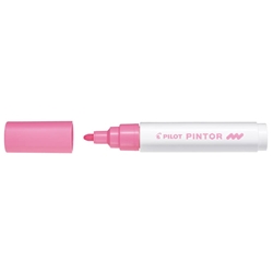 Marcatore multisuperficie Pilot Pintor a base d'acqua punta in fibra 4,5 mm rosa - 002392